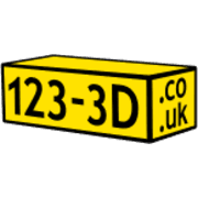 123-3D logo